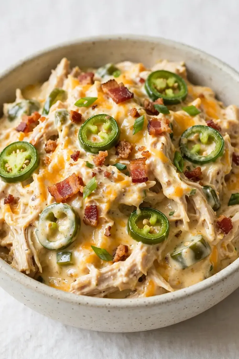 Slow Cooker Creamy Jalapeño Popper Chicken