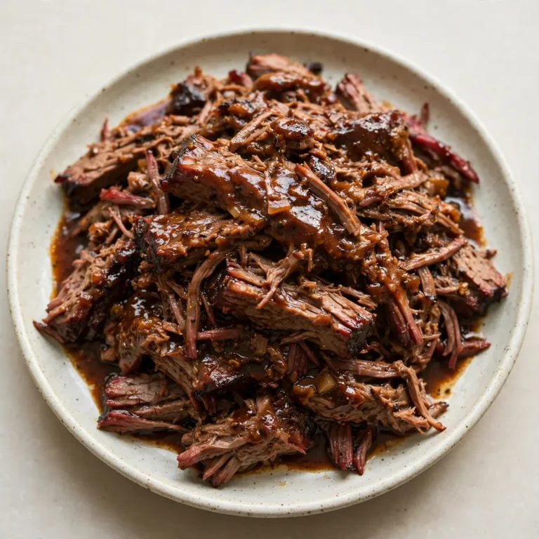 Quick Weeknight Dump-and-Go Crockpot BBQ Beef Brisket