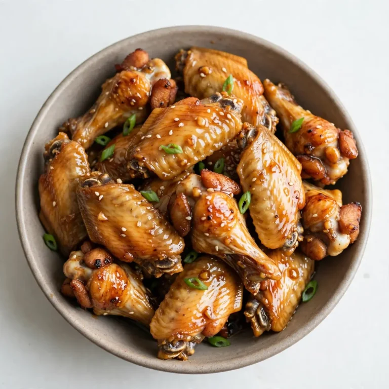 Slow Cooker Honey Garlic Chicken Wings Weeknight Dinner