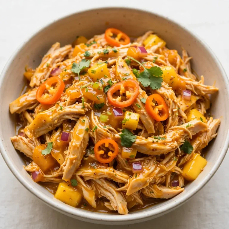 Slow Cooker Mango Habanero Chicken Ready in 20 Minutes